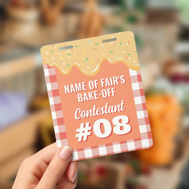 Yellow Icing Sprinkles Baking Festival Contestant Badge (Creator Uploaded)