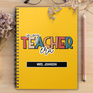 Yellow in my teacher era quote notebook