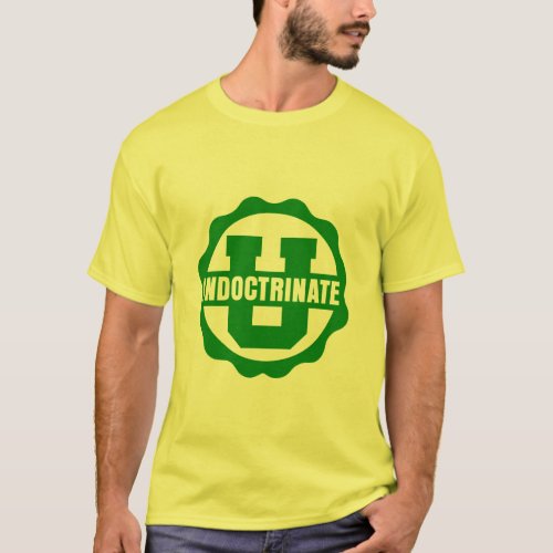 Yellow Indoctrinate U Logo T_Shirt