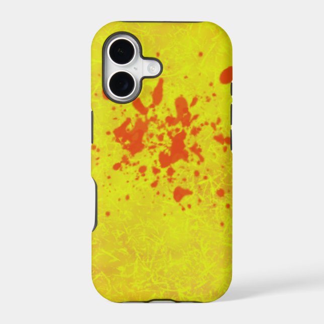 yellow iphone case. case (Back)