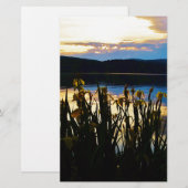 Yellow Iris at Lake Arrowhead shore (Front/Back)