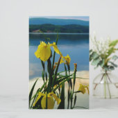 Yellow Iris at Lake Shore (Standing Front)