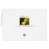 Yellow Iris Cards (Back Horizontal)
