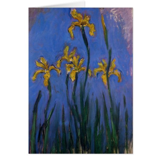 Yellow Irises Cards (Front)