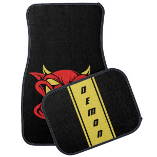 Yellow Jacket Demon Car Floor Mat