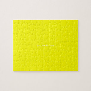 yellow jigsaw puzzle
