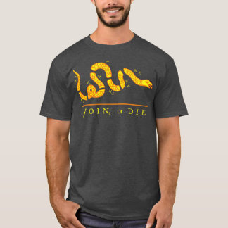 Yellow Join or Die T-Shirt