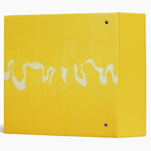 Yellow journey 3 ring binder