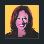 Yellow Kamala Harris Pop Art<br><div class="desc">Political Pop Art Gear and Political Gifts from PolitiClothes.com & PolitiCardz.com Find the Most Unique Election and Political Gifts Including: Political T-shirts, Political Bumper Stickers, Political Buttons, Political Posters, Political Pins, Political Cards, Political Mugs, Political Posters, Political Signs and More! Political Art & Gear: http://www.PolitiClothes.com Political Cards & Gifts: http://www.PolitiCardz.com...</div>