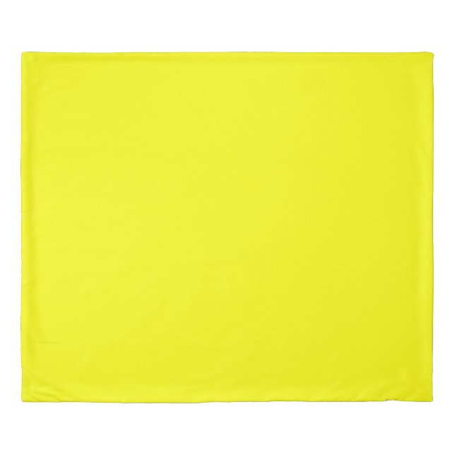 Yellow King Size Duvet Cover (Front)