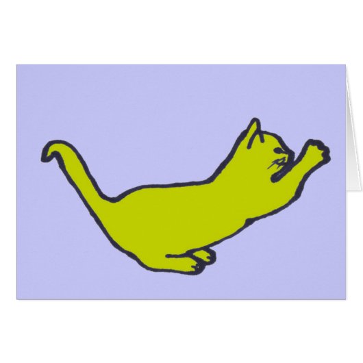 Yellow Kitty card (Front Horizontal)