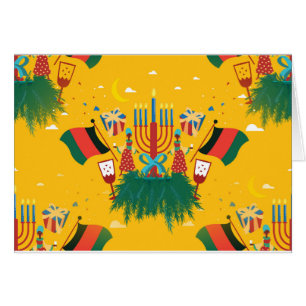 yellow Kwanzaa Cards
