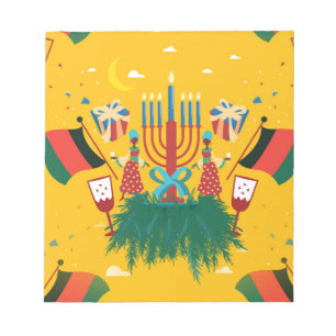 yellow Kwanzaa Notepad