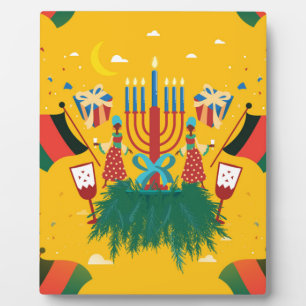 yellow Kwanzaa Plaque