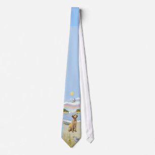 Yellow Lab #8 - Rowboat Neck Tie