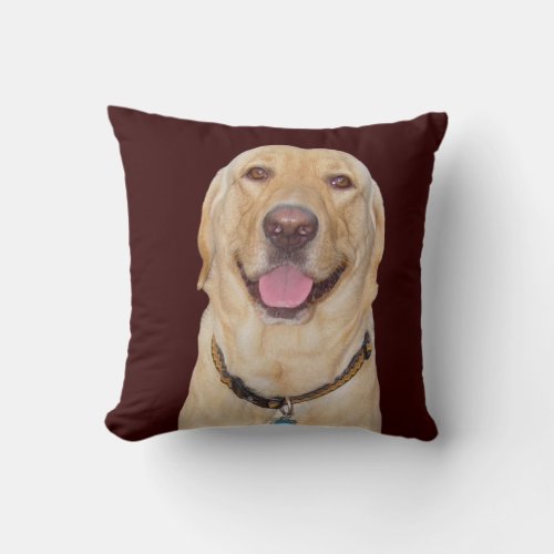 Yellow Lab American MoJo Pillow