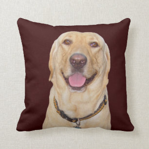 Yellow Lab American MoJo Pillow