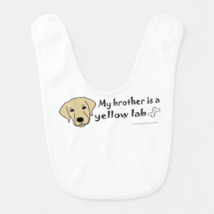 yellow lab bib