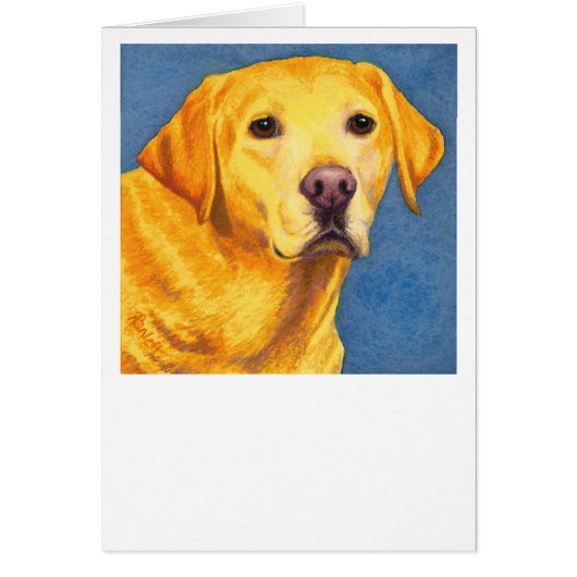 Yellow Lab Card - "Mixsy" (Front)