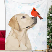 Labrador fleece outlet blanket