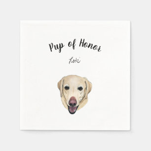 Yellow Lab Cocktail Napkins