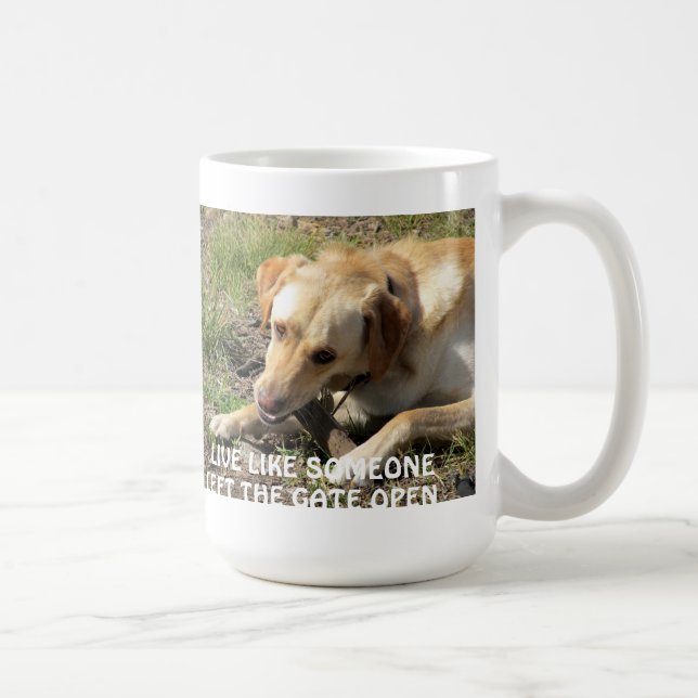 Yellow Lab Coffee Mug (Right)