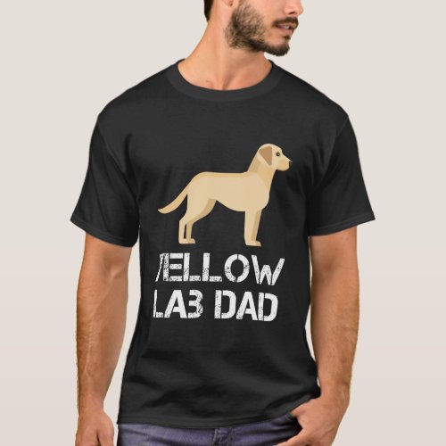 Yellow Lab Dad Hoodie Dog Owner Hooded T_Shirt