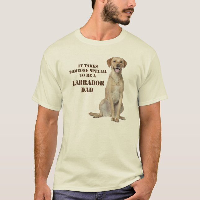 Yellow Lab Dad T-Shirt (Front)