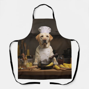 Yellow Lab Dog Chef Apron