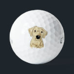 Yellow Lab Dog Golf Balls<br><div class="desc">Elevate your golf game with our Black Lab Dog Golf Balls. Perfect for dog lovers and golf enthusiasts, these high-quality golf balls feature charming illustrations of lovable Black Labs, adding a unique and fun element to your time on the course. Crafted for performance and durability, our golf balls ensure a...</div>
