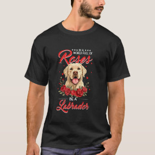 Yellow Lab Dog Labrador Retriever Mom T-Shirt