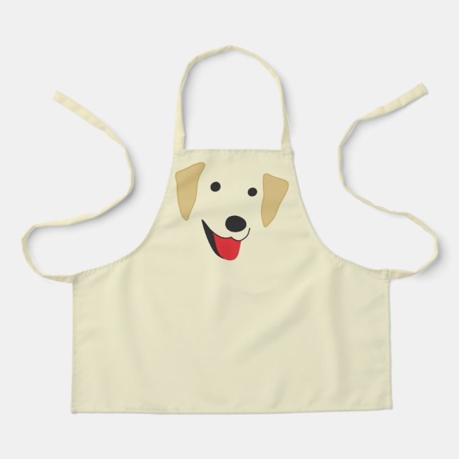 Yellow Lab Face Apron (Front)