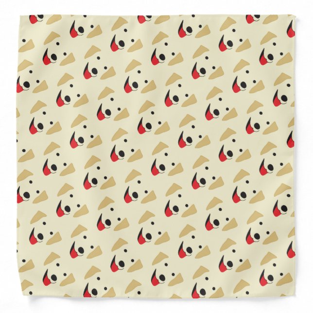 Yellow Lab Face Bandana (Front)