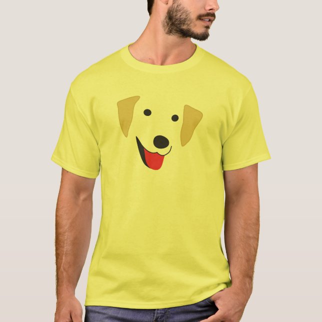 Yellow Lab Face T-Shirt (Front)