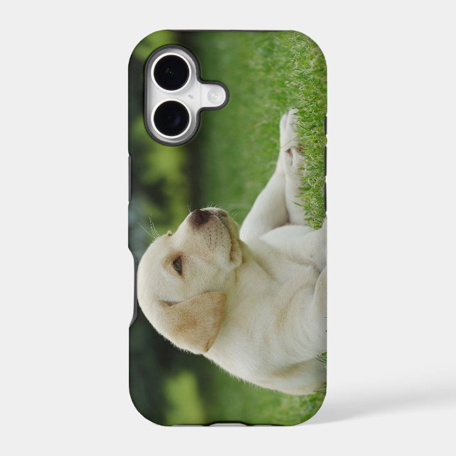 Yellow lab iphone case (Back)