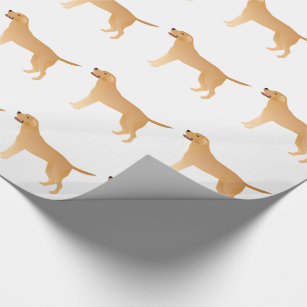 Labrador Dog Baby Shower Lab Grey Gender Neutral Wrapping Paper