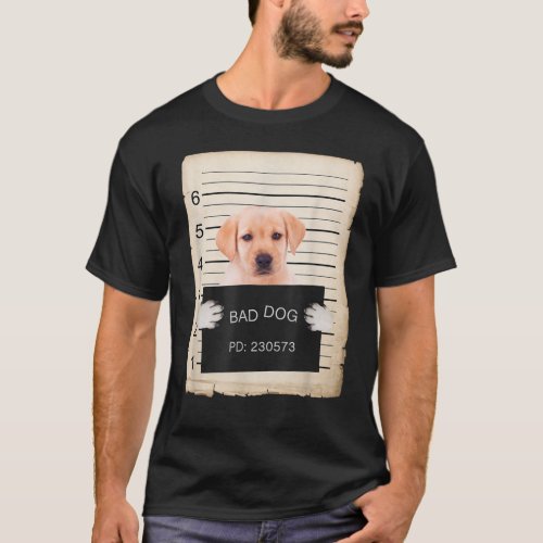 Yellow Lab Labrador Retriever Dog mug shot T_Shirt