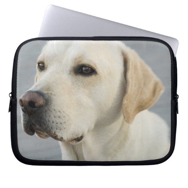 Yellow Lab Laptop Sleeve (Front)