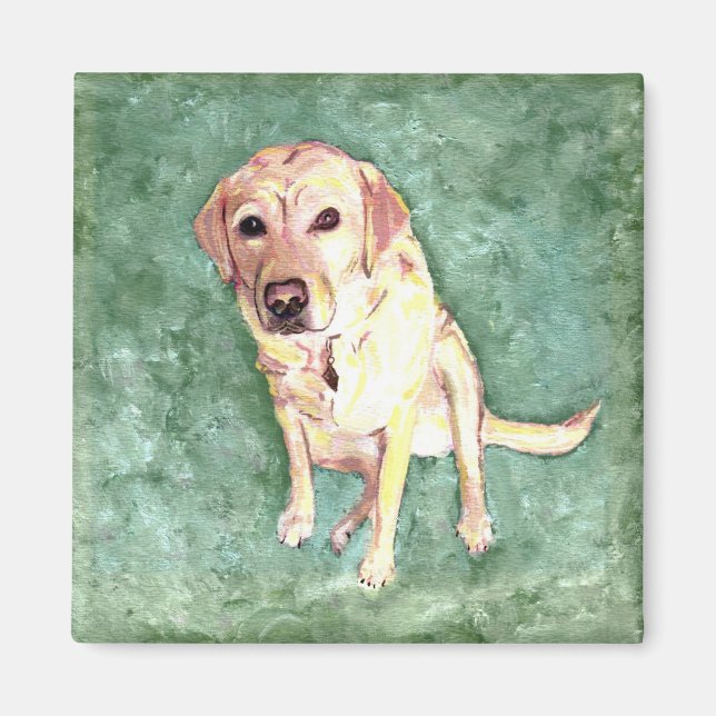 Yellow Lab Magnet (Front)