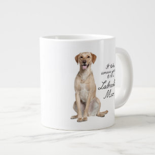 Yellow Lab Mom Jumbo Mug