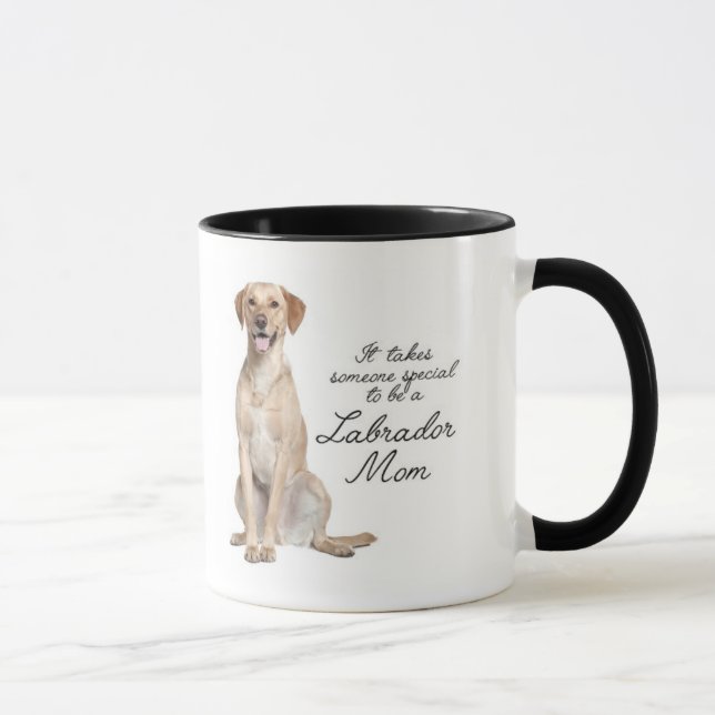 Yellow Lab Mom Mug (Right)
