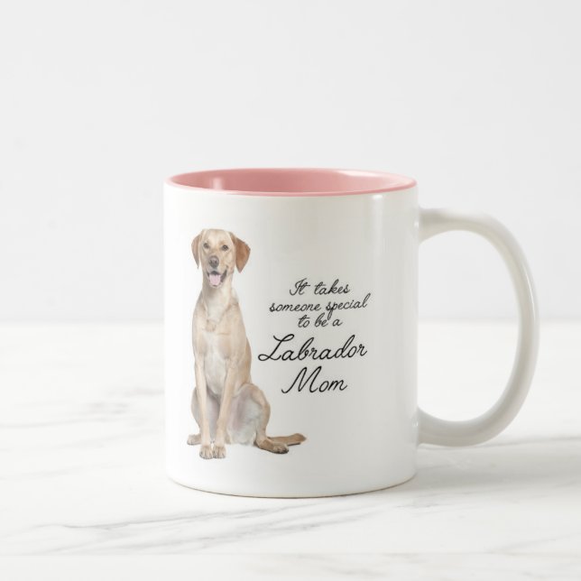 Yellow Lab Mom Mug (Right)