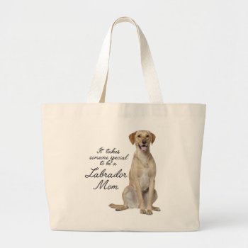 Yellow Lab Mom Tote by ForLoveofDogs at Zazzle