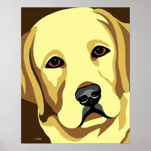Yellow Lab Poster