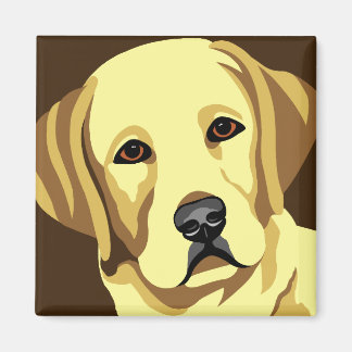 Yellow Lab Retriever Magnets