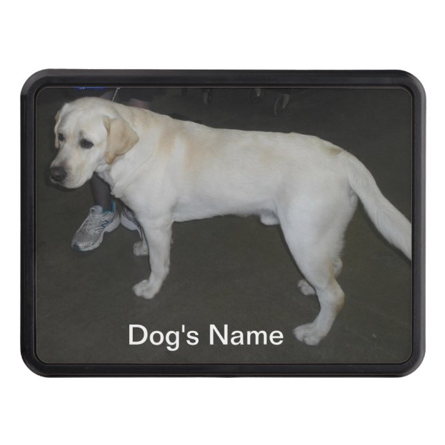 Yellow Lab Truck Hitch Cover (Front)