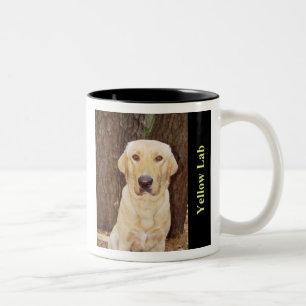 Yellow Lab Two-Tone Coffee Mug