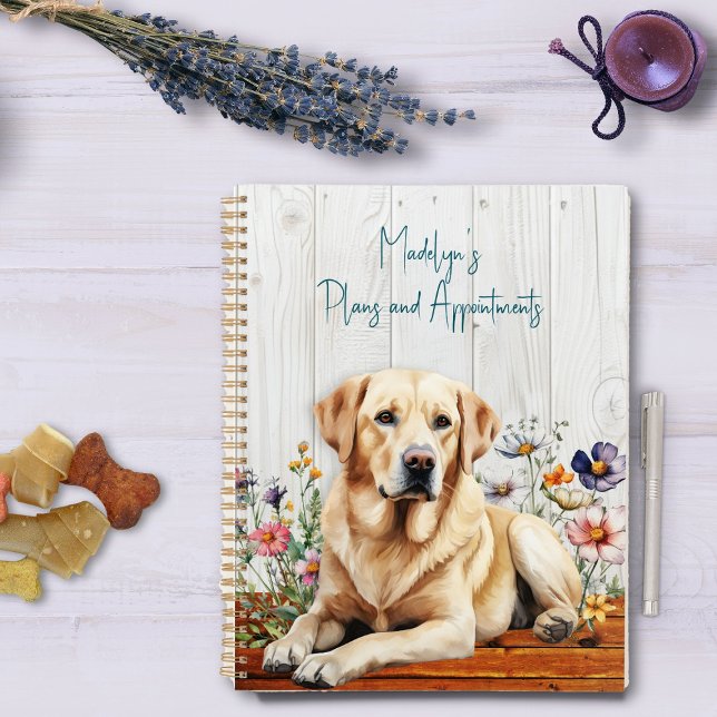 Yellow Lab Wildflowers Planner (Creator Uploaded)