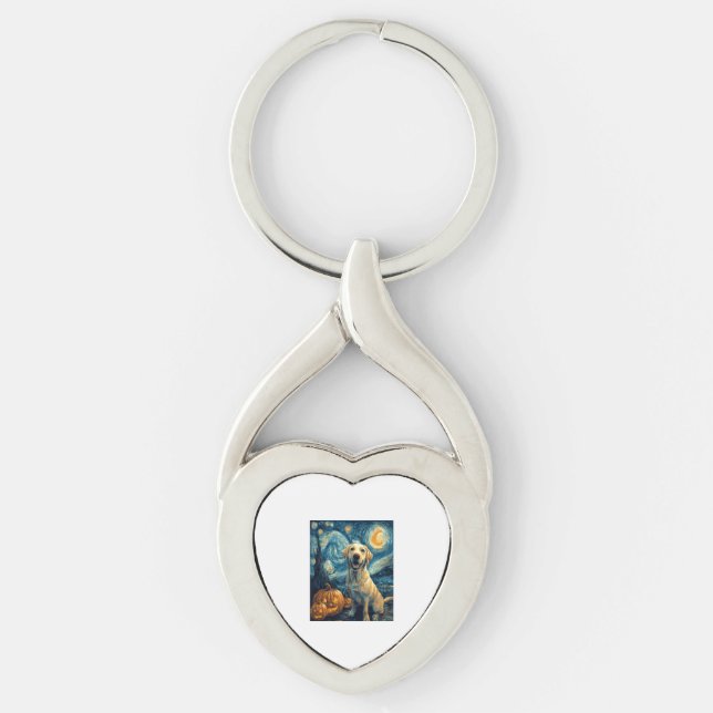 Yellow Labrador (2) Keychain (Front)