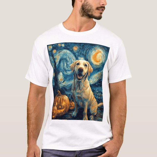Yellow Labrador (2) T-Shirt (Front)